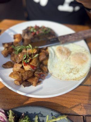 Carne Asada and Eggs