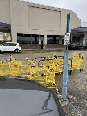 I suppose the carts are handicapped?