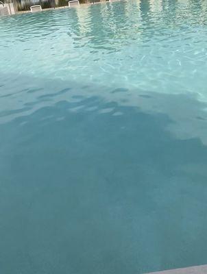 An EMPTY pool we were kicked out of.