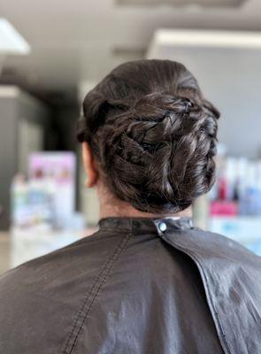 Updo Style for wedding