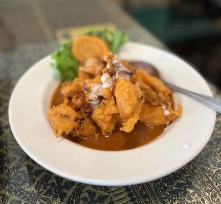 Soft shell crab in curry