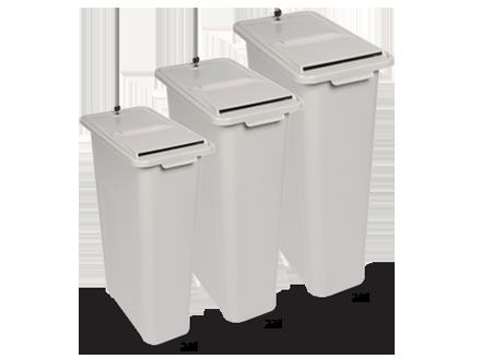 Slimline Locked Shred Collection Bins