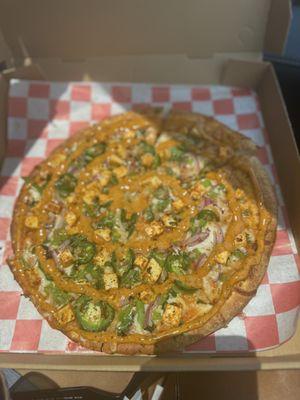 Paneer Tikka Masala Pizza