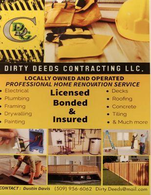 Dirty Deeds Contracting