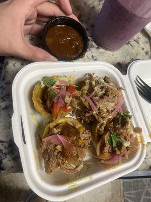 Birria Plantain Cups