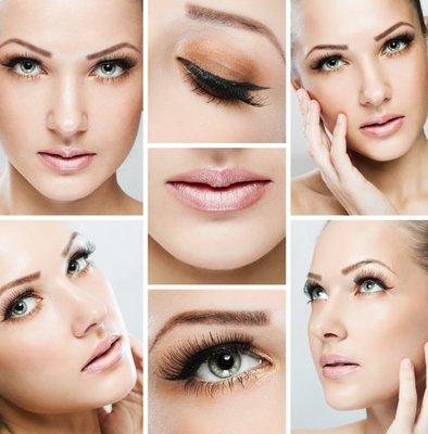 Lashes and permanent makeup