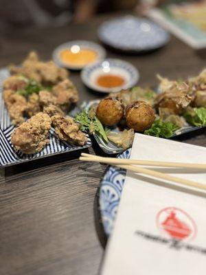 Chicken Karage & Takoyaki