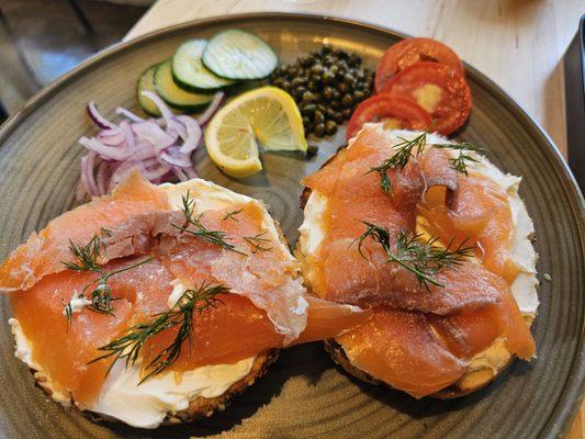 Everything bagel and lox