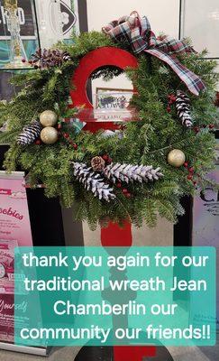 Just the beginning of our annual community tree trimming party