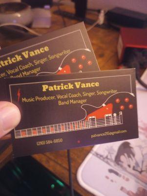 Patrick Vance Vocal Lessons
