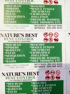 Nature's Best Pest Control