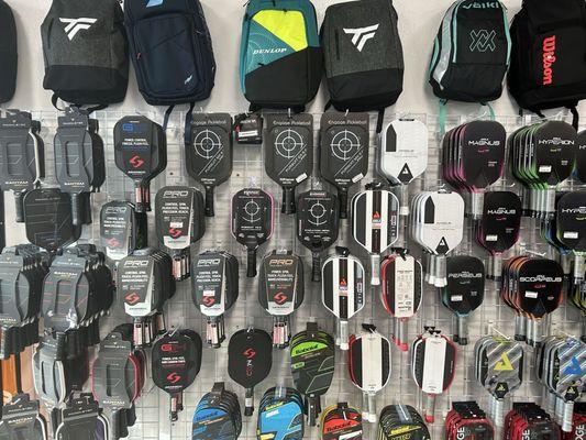 Excellent selection of pickleball gear.