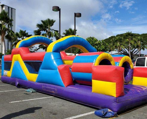 Kids at KPT enjoyed the bouncy house