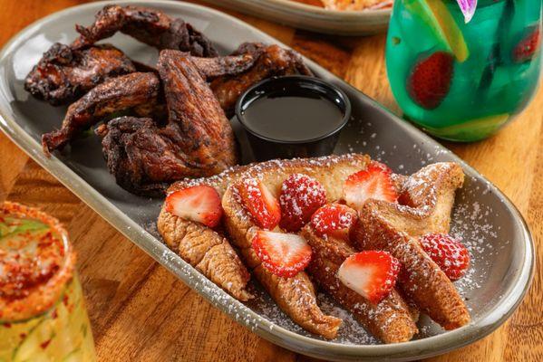 French toast & wings