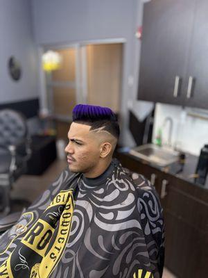 Peinado tinte y diseño