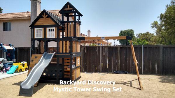 Backyard Discovery Mystic Tower Swing Set Assembly & Installation