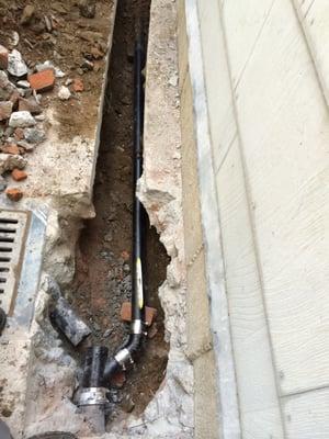 Adding new kitchen waste line photo #3