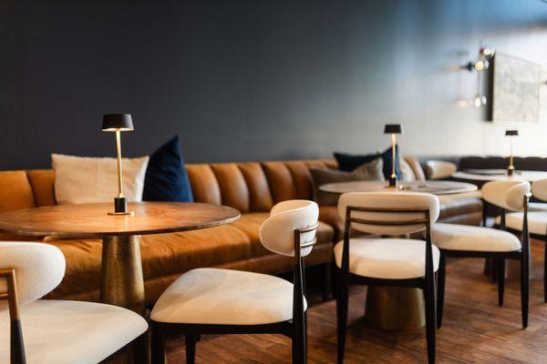 Lounge seating in our tasting room.