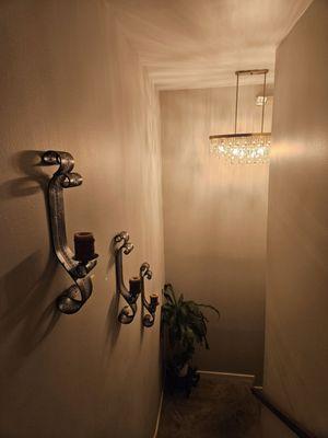 Coming from upstairs going downstairs decor