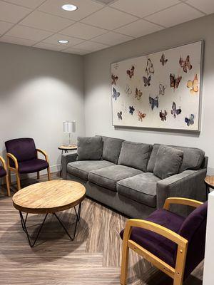 Part of the waiting room