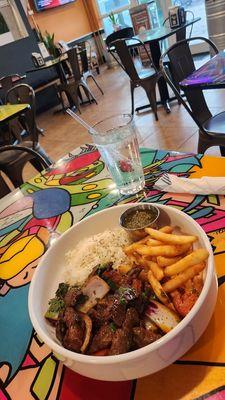 Lomo Saltado is FIRE!