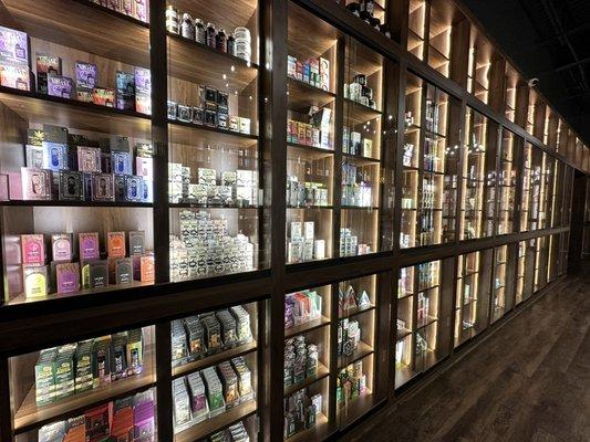 Hemp Section of New Edge Smoke Shop