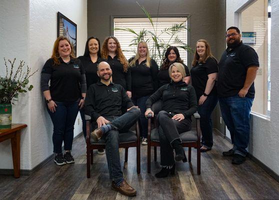 The Boone Insurance Associates team at our Eugene office.