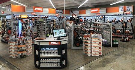 The largest Stihl Showroom in the area!