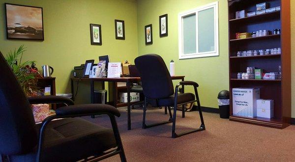 Loving the newly remodeled lobby at Girl Power Massage! :)