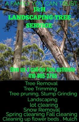 J&H Landscaping Tree Service