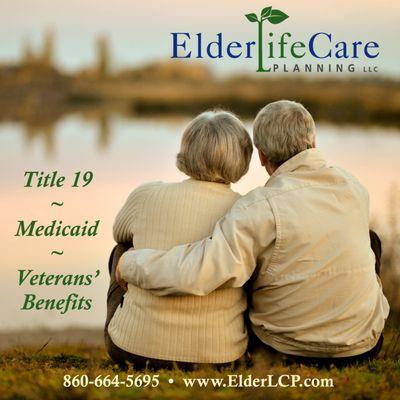 Assistance with Title 19, Medicaid, and Veterans' Benefits. Call us today 860-664-5695
