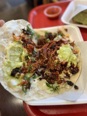 Al Pastor Quesadilla at Tacos El Poblano in Chula Vista