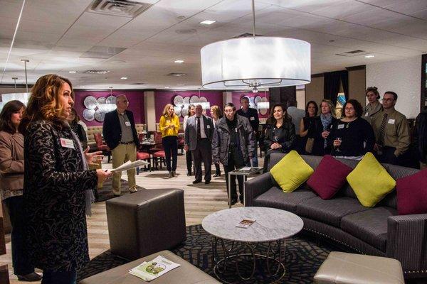 Hosting a networking mixer