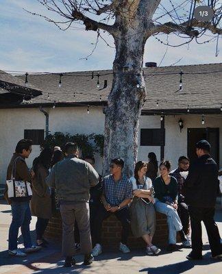 After church service fellowship