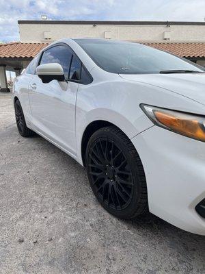 Repaired passenger side