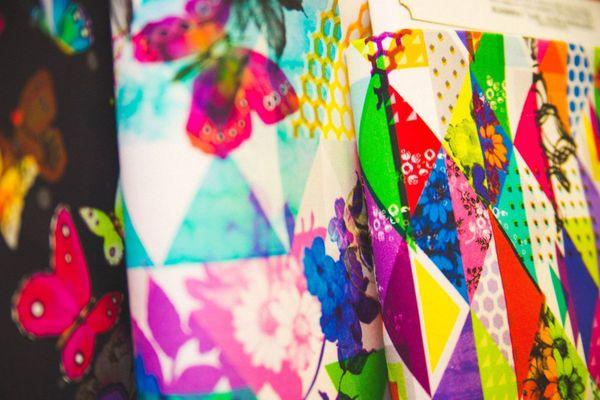 Four Winds has the brightest and most colorful fabrics of any fabric store in the area!