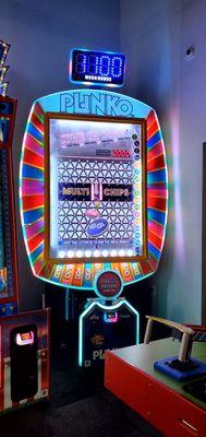 PLINKO game (The Price is Right) inside Northern Lights Arcade, Great Wolf Lodge. I was shocked it only gives one PLINKO chip, per turn.
