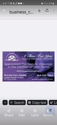 A Time For You Mobile Massage Therapy