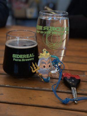 I wish I could remember the name of the beer, but if you like dark ones it's delicious