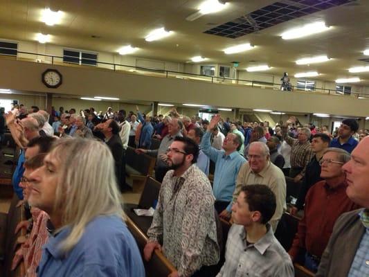 In the middle of a service, it's rude--but it's raw!