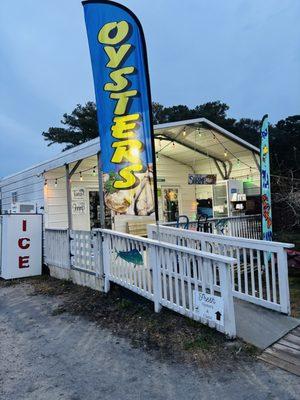 Our small seafood market.