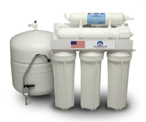 We use a 5 stage Reverse Osmosis Filtration System to ensure complete elimination of minerals, chlorine, salt and sediment out of the water.