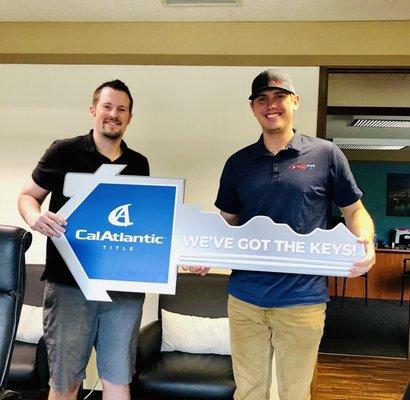 Congrats to Robert on the purchase of his first home!