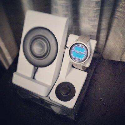 A bedside organizer designed and printed in house.