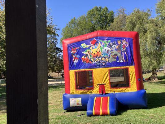 15 x 15 Bounce w/ Pokémon Banner