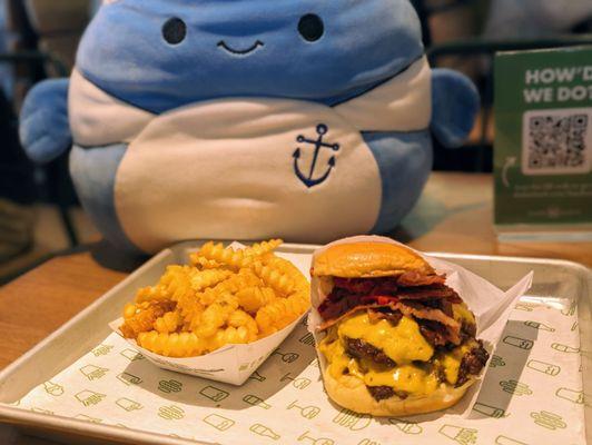 Angry ricky was rewarded with free fries for the wait :D