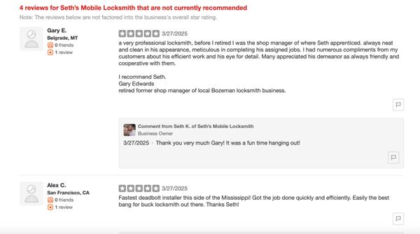 Seth’s Mobile Locksmith