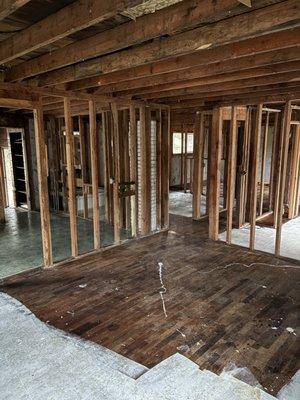 Interior Asbestos Abatement Prior to Demolition