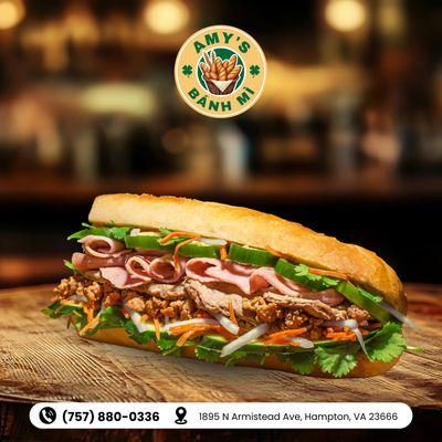 Bánh Mì is wrapped up and ready to be your favorite Christmas meal! A crunchy, savory gift in your hands. Treat yourself!