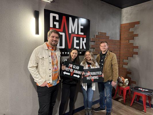 Game Over Escape Rooms